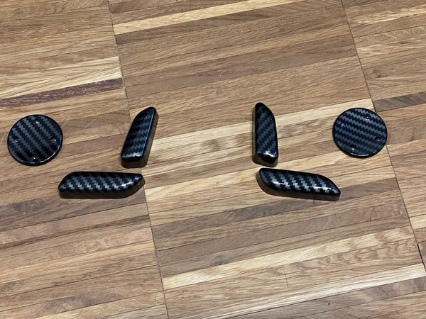 Tesla Model S und X - Abdeckung der Sitzverstellung in Carbon-Optik