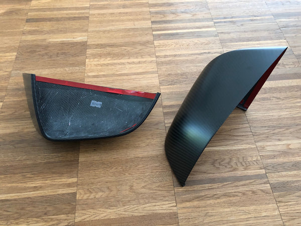 Tesla Model Y Echt Carbon Spiegelabdeckungen - matt