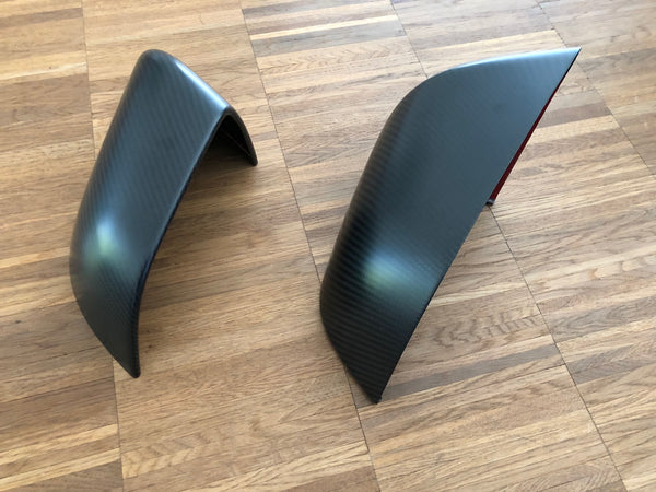 Tesla Model Y Echt Carbon Spiegelabdeckungen - matt