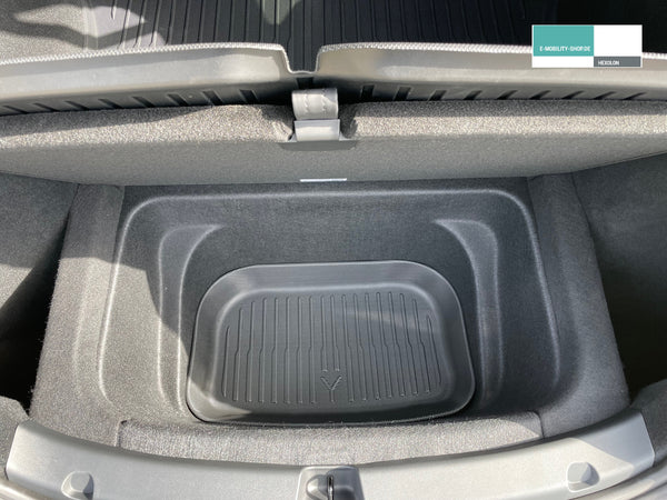 Tesla Model Y Kabelfach Allwetter-Schutzmatte - Streifendesign - Tool Box Mat