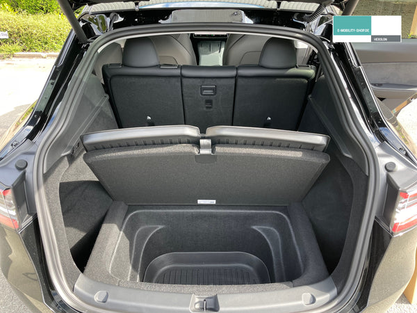 Tesla Model Y Kabelfach Allwetter-Schutzmatte - Streifendesign - Tool Box Mat