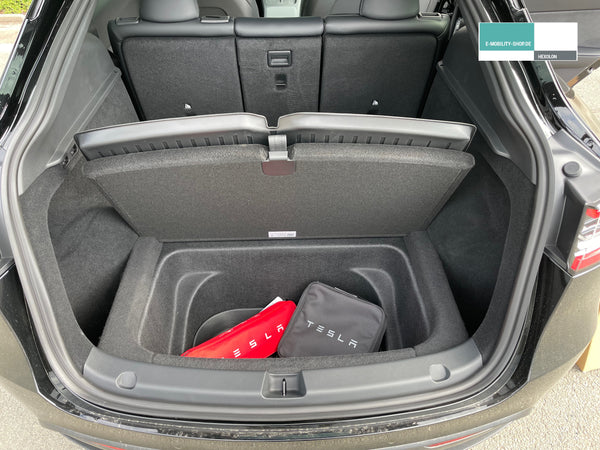 Tesla Model Y Kabelfach Allwetter-Schutzmatte - Streifendesign - Tool Box Mat