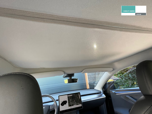 Tesla Model Y Sonnenschutz-Element - Zweigeteiltes Sonnenschutz-Element